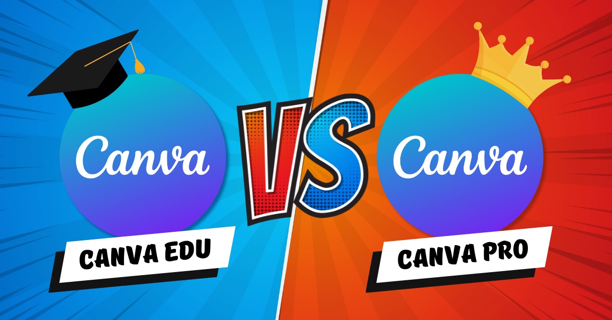 So sánh tính năng Canva Free Edu Pro